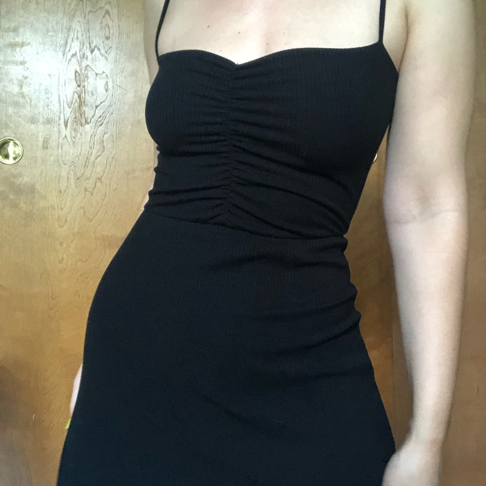 Reformation Ribbed Minidress